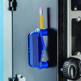 Center Scriber Line Scriber, Blue Woodworking Marking Offset Marking Tool Marking Center Finder Tool, Wood Scribe Marking Gauge Fits Standard Wooden Pencils