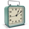 Retro Small Alarm Clock, Silent Quartz Movement with Night Light,