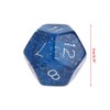YUNAWU Multicolor 12 Sided Resin Dice Astrology Tarot Constellation Divination