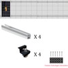 Solar Panel Bracket Flat Roof, Mounting Solar Module Mounting Set
