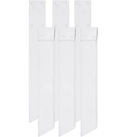 Fanfanwin 6 Pcs Football Towel Thin Sports Towel with Buttons Football Accessories Drip Streamer for Sports(White)