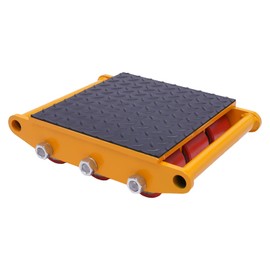 15T Machinery Mover Heavy Duty Machinery Skate Dolly with 9 Rollers Industrial Moving Skate Equipment for Transport of Heavy Machinery and Household Appliances