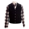 Wyoming Traders Men's Standard Bronco Canvas Vest, Black, X-Large
