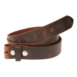 Weaver Leather - Leather Belt Without Buckle - Western Leather Belt for Belt Buckle 1.5" Width