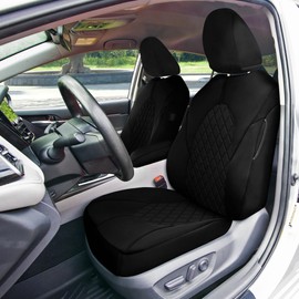 FH Group Custom Fit Seat Covers for 2018-2024 Toyota Camry, Car Seat Covers Front Set, Black Neoprene Seat Covers, Waterproof Car Seat Cover, Toyota Accessories, Car Seat Covers for Sedan