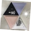 Healeved Triangular Storage Trays for Nail Art Jewelry 80pcs Set