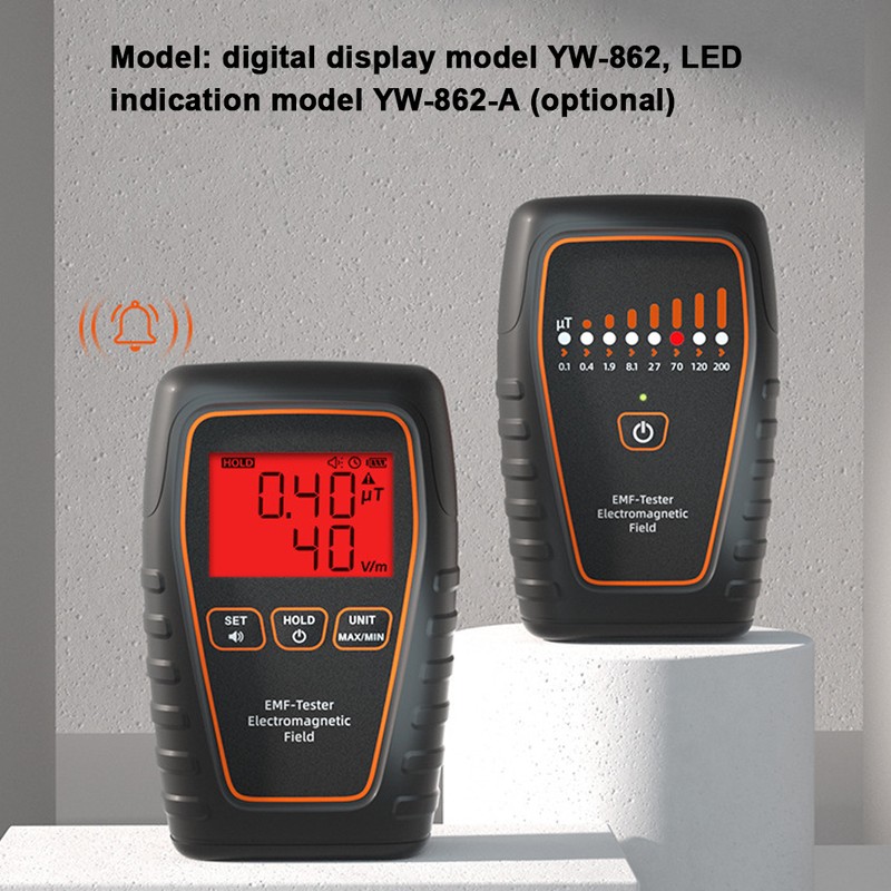 Handheld EMF Tester Portable Electromagnetic Radiation Detector Electromagnetic Radiation Intensity