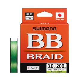 シマノ(SHIMANO) PEライン BBブレイド 200m LD-M64Y 3.0号 マンティスグリーン
