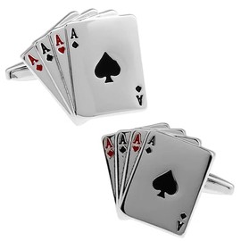 カフス専門店 CUFF トランプ エース フォーカード カフス カフスボタン カフリンクス n00380