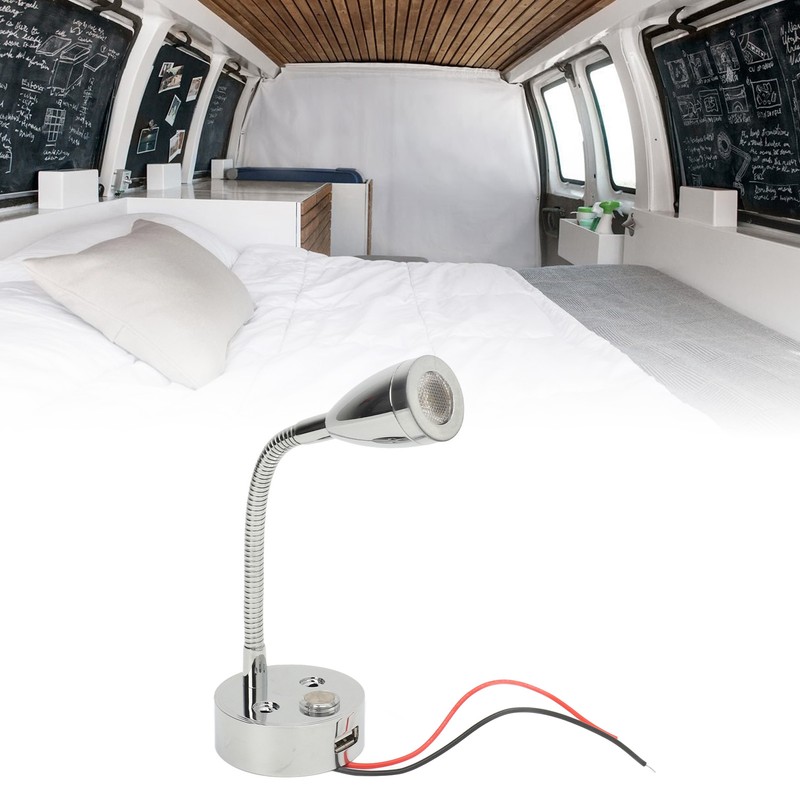 RV Reading Light LED Adjustable Brightness Touch Control Indoor Bedside