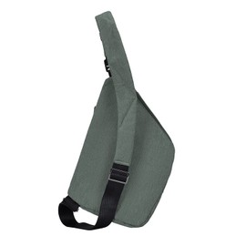 XSY Men's Shoulder Bag Women's Neck Bag Sports Shoulder Bag Travel Chest Bag Waterproof Black Grey Green, Grey-green