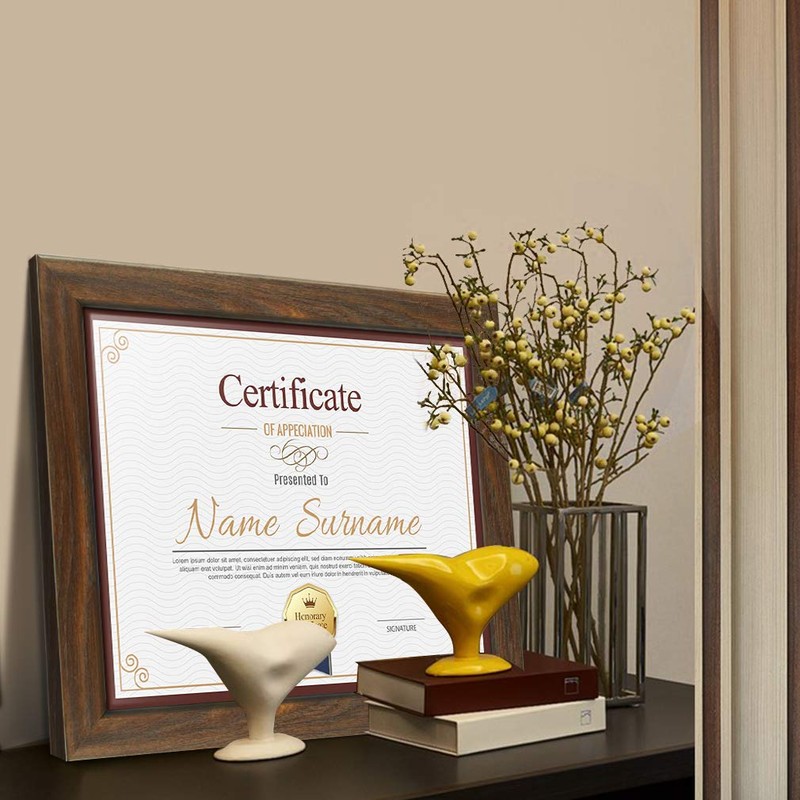 Schliersee 8.5x11 Certificate Picture Frames Diploma Document Picture Frames Tempered