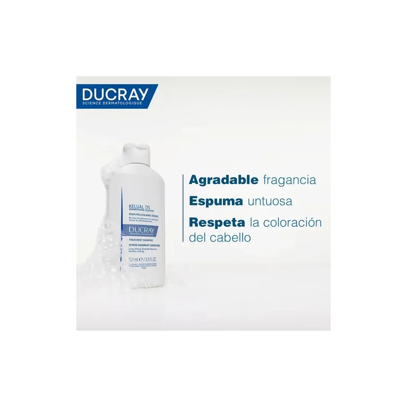 Shampoo Anticaspa Y Comezón Severa Kelual 100ml Ducray