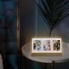Instax Mini Picture Frame, Light Up Clear Acrylic Desk Photo