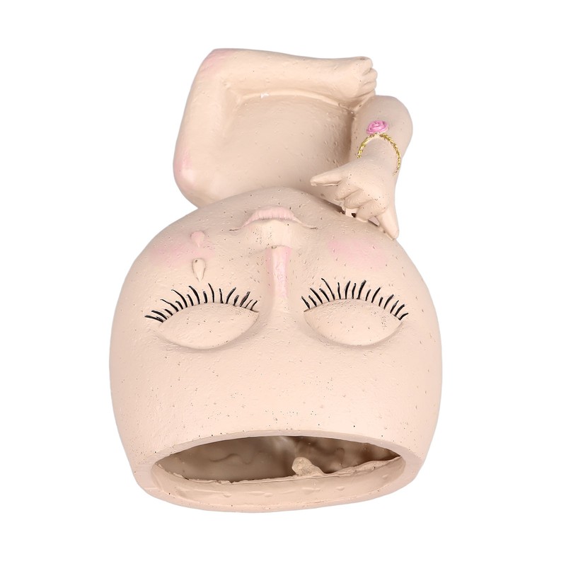Face Planter Pots Resin Home Head Planter Face Flower Pot