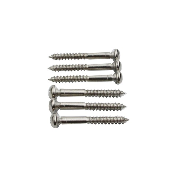 Guyker 6Pcs String Lock Mounting Screws with Notch for Tremolo