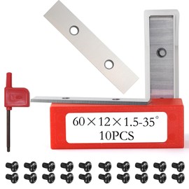 Carbide Scraper Blades 2-3/8" 60mm Carbide Inserts for Paint Scraper Hand-Held Scrapers Spiral Helical Planer Cutter Heads and Router Bits