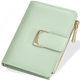 shiwuershi Women's Purse, Small Wallet, Purse with Card Slots, Stylish Small Purse, Green, Modern