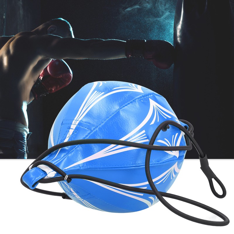 PU Rhombus Pattern Boxing Ball Fighting Response Elasticity Ball Fitness