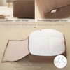 Square Comforter Storage Bag/Wedge Pillow Cover Linen Like - Multi-Use