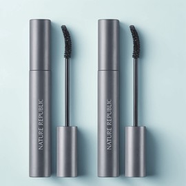 Nature Republic Botanical Super Proof Mascara 7.5g, 01 Long & Curl, 2 pcs. / 네이처리퍼블릭 보테니컬 수퍼프루프 마스카라 7.5g, 01 롱앤컬, 2개