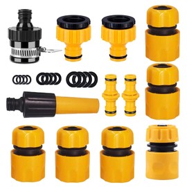 Garden Hose Connection Hose Connector 1/2 Inch Gardena Set of 15 Hose Connection 1/2 Inch Gardena Hose Connector Gardena Connection Hose Coupling Gardena Coupling 1/2 Inch