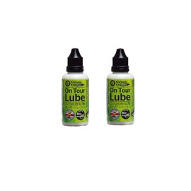 GREEN OIL On Tour Cycle Chain Lube, 30 ml, Pocket Sized, Wet & Dry, Biodegradable, Natural, Eco Friendly, Skin Safe, Free of PTFE PFOA Palm Oil Petroleum, Recycled Refill Bottle, Made in UK - 2 Pack
