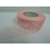 2 metres x 25mm Polka dot Sheer Organza Ribbon Baby