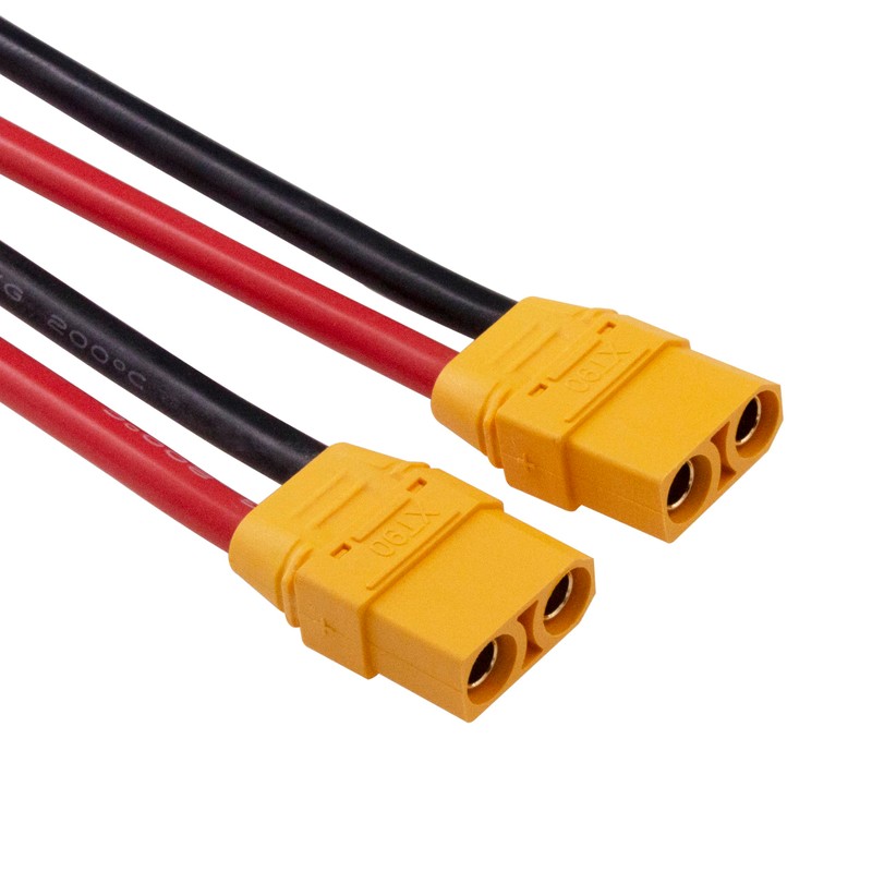 rflaueo 1pc XT90 to O Ring Terminal Cable Amass XT90