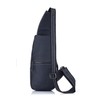 Men's Sling Bag Genuine Leather Chest Shoulder Backpack Cross Body