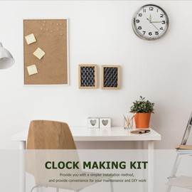 HOMSFOU 10sets Glow The Dark Clock Hands Kit Replacement Accessories for DIY Clock Making Easy to Install Accurate and for Repair and Creation