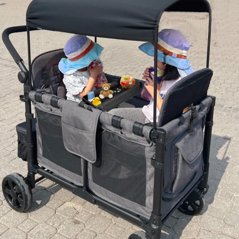 Stroller Snack Tray Compatible with Wonderfold Wagon - Upgraded with