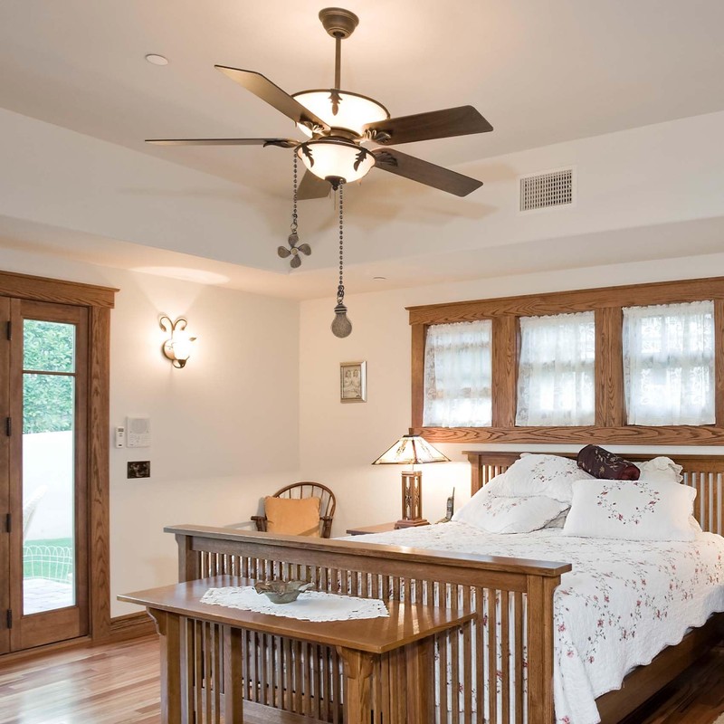 DUMING-IN 2pcs Ceiling Fans Pull Chain, Ball Chain with Connector,