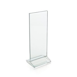 Azar Displays 142745 4.25" W x 11" H Vertical Top-Load Sign Holder