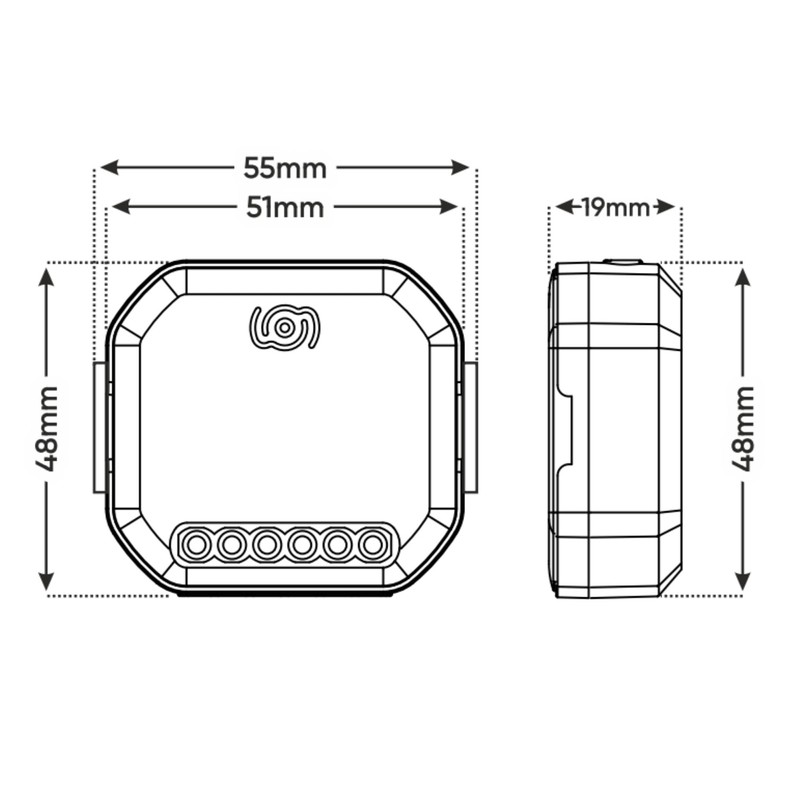 Miratic Smart Light Switch and Roller Shutter Switch Smart with