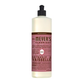Mrs. Meyer's Clean Day Dish Soap, Cruelty Free and Biodegradable Dishwashing Liquid, Rosemary Scent, 474 ml Bottle