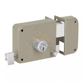 Hermex CS-75DBP Rim lock for easy installation, blister