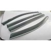 Fits Subaru Outback 2015-19 Chrome Trim Tinted Window Visor Rain