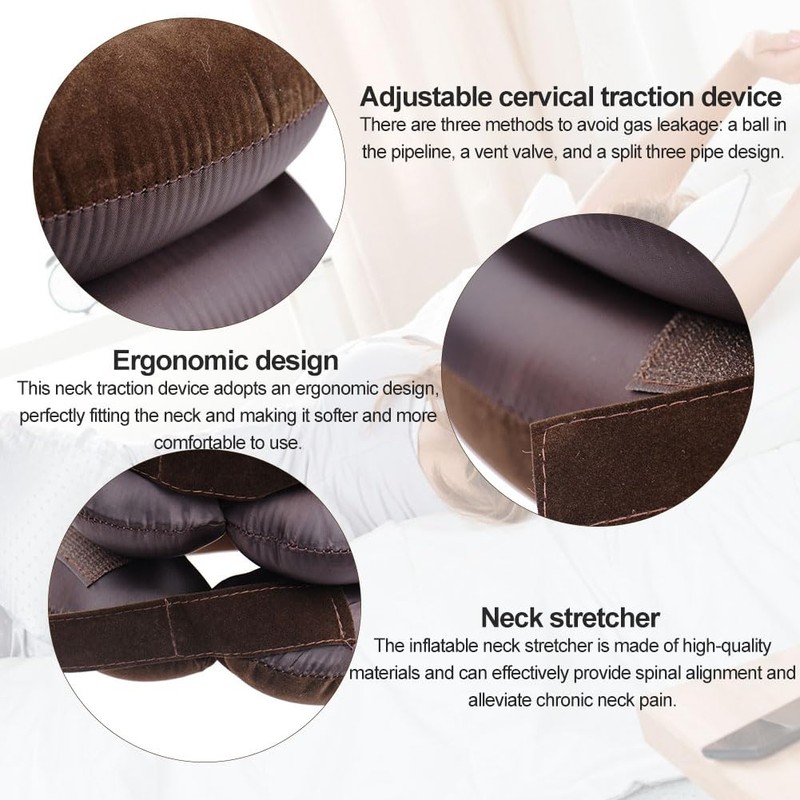 Cervical Neck Traction Device, Neck Support, Neck Massager, Neck Pull