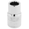 Draper 33608 1/2-Inch Square Drive Polished Chrome Imperial Socket, 1/2-Inch