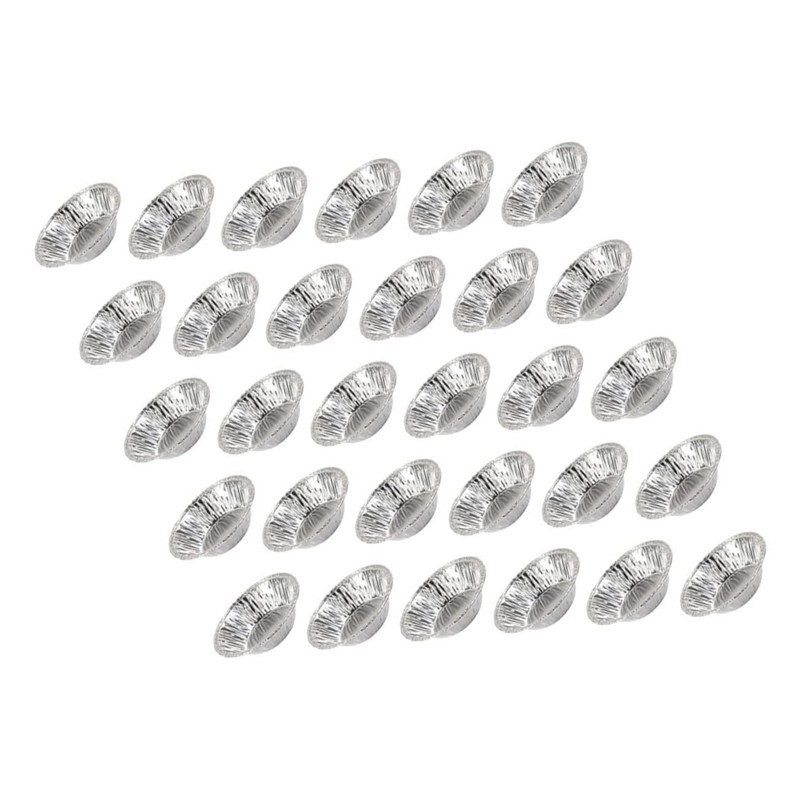 LABRIMP 200 Pcs Egg Tart Mold Pie Baking Dish with