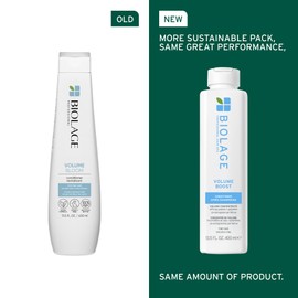 Biolage Volume Boost Conditioner - Weightless Moisture, Shine & Volume, Detangles Fine Hair, Soy Protein & Polymers, Vegan & Paraben-Free, 13.5 Fl Oz