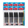 Reynolds Jiffy 0.5mm Needle Point Gel Pens Black Ink -