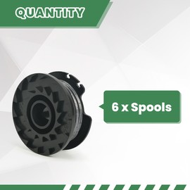 Flaveano Fadenspule für Bosch EasyGrassCut Rasentrimmer, 6 Spulen