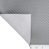 Spradling Carbon Fiber CAR-1101 Vinyl Fabric Silver Sample 3" x