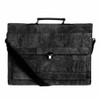 Earth Cork Faro Briefcase, Black, 16.25"