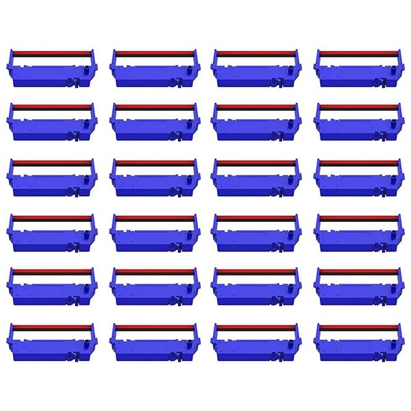 24-Pack Compatible SP700 Printer Ribbon B/R Replacement for Star RC-700BR