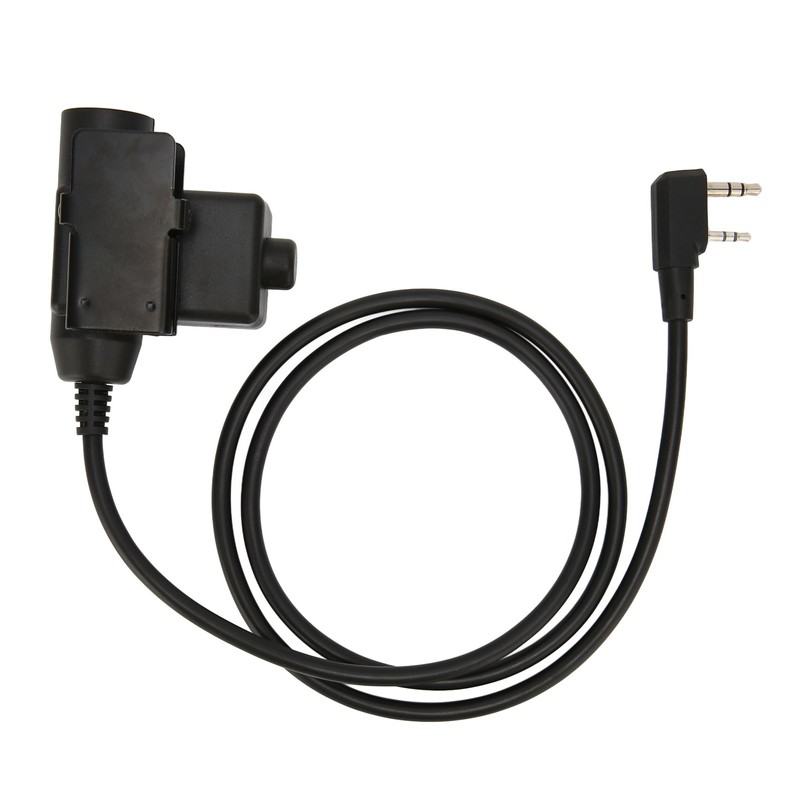 U94 PTT System Military Adapter 2 Pin 3.5mm Headset Adapter