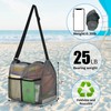 Mildbeer Gym Tote Bag, Mesh Bag Crossbody Satchel 12x6x12 for