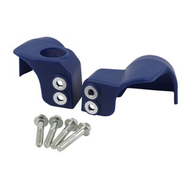 Motorcycle Front Fork Shoe Cover Plastic Bottom Shoe Cover Protector Front Shock Cover for DRZ400 DRZ400S DRZ400SM 2000-2022（Blue）